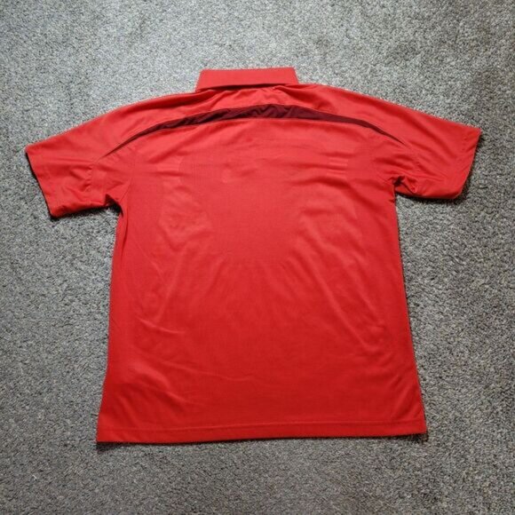 Nike Polo Shirt Mens‎ Large Red Short Sleeve Branded Golf - Picture 10 of 13